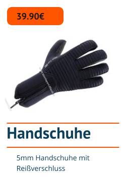 Handschuhe 39.90€ 5mm Handschuhe mit Reißverschluss
